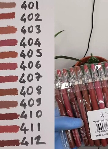 FLORMAR 12'Lİ DUDAK KALEMİ 