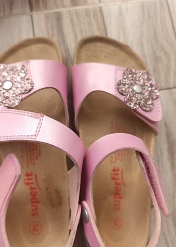 Kız Çocuk Pembe Tokalı Terlik - Görsel 11