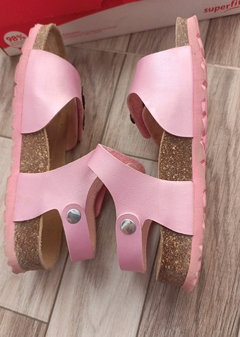 Kız Çocuk Pembe Tokalı Terlik - Görsel 7