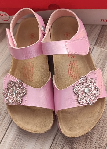 Superfıt Kız Çocuk Pembe Tokalı Terlik
