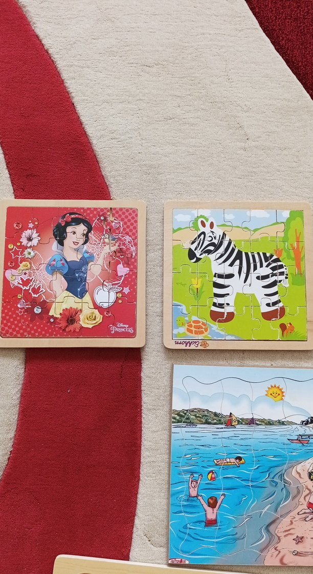 Renkli Çocuk Puzzle Seti ve Ahşap Alfabe - Görsel 3