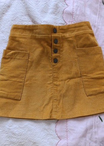 Düğmeli Bohem Tarzı çocuk Mini Etek - Görsel 6