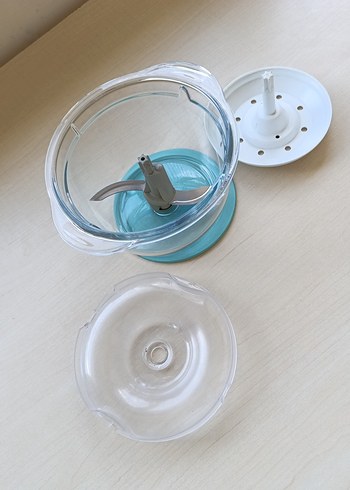 Mavi Renkli Cam Blender ve Doğrayıcı - Görsel 3