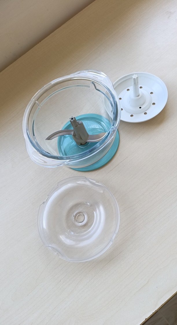 Mavi Renkli Cam Blender ve Doğrayıcı - Görsel 3