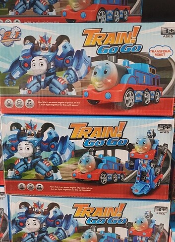 Thomas robota dönüşen tren