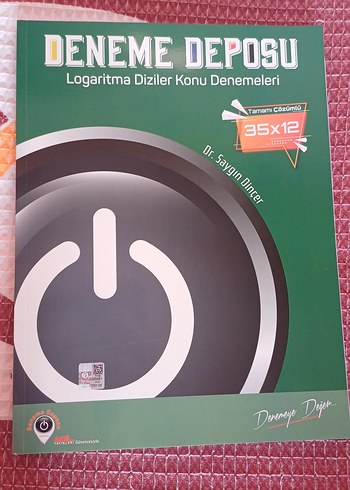 Deneme Deposu Logaritma Diziler Konu Denemeleri