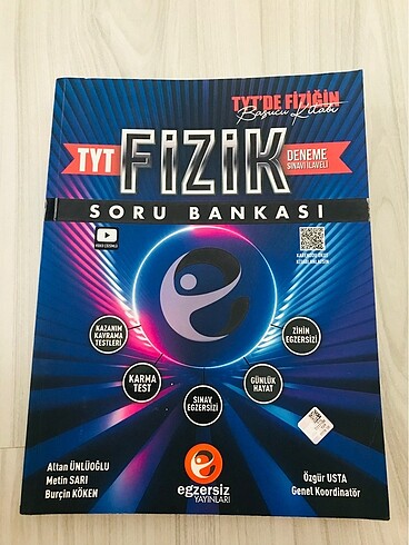 Tyt fizik soru bankası egzersiz yayınları