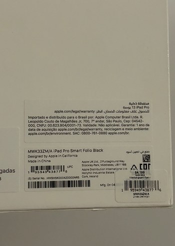 Apple Mavi iPad Pro Smart Folio Kılıf