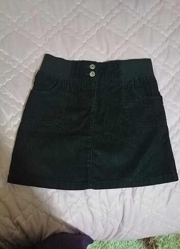 LC Waikiki LC WAIKIKI SİYAH KADİFE ETEK 9-10 YAS