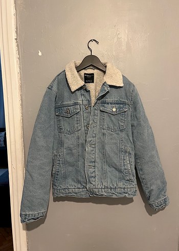 Bershka Kadın Mavi Denim Ceket