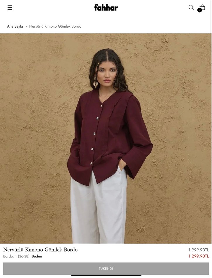 Keten gömlek/ tunik - Görsel 5