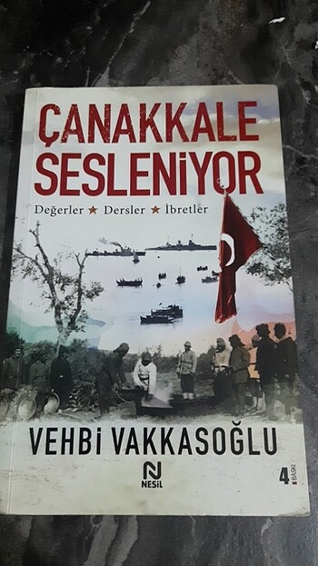 Çanakkale Sesleniyor İmzalı kitap 