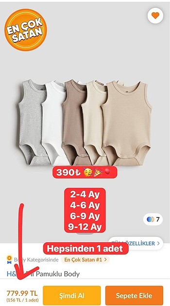 0-3 Ay Beden çeşitli Renk H&M bebek ürünleri