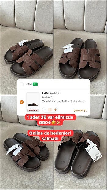 H&M terlik