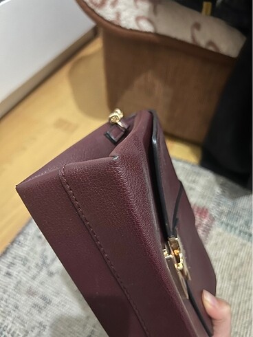 Beden bordo Renk Mango bordo zarf çanta