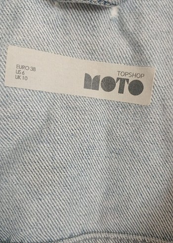 Motivi Kadın Mavi Denim Düğmeli Ceket