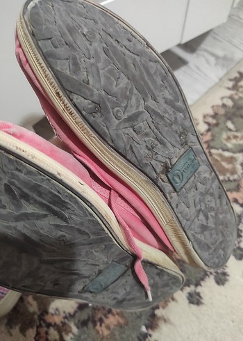 38 Beden pembe Renk Pudra Süet Kadın Spor Ayakkabı