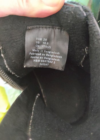 Siyah Rugan Bot, Tokalı, Kalın Topuklu - Görsel 3