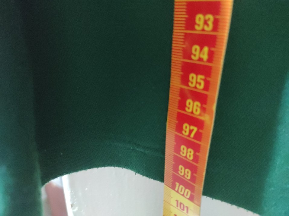 Uzun Kollu Yeşil zara Elbisesi - Görsel 4