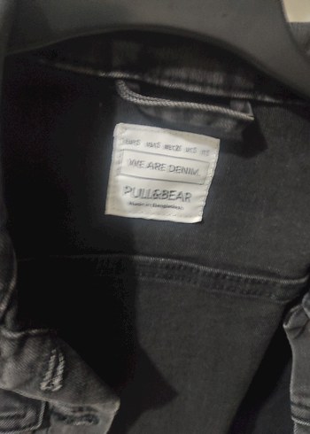 Siyah Düğmeli Kadın Kot Ceket - Görsel 2