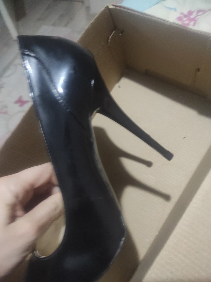 Kadın Siyah Stiletto Topuklu Ayakkabı - Görsel 4