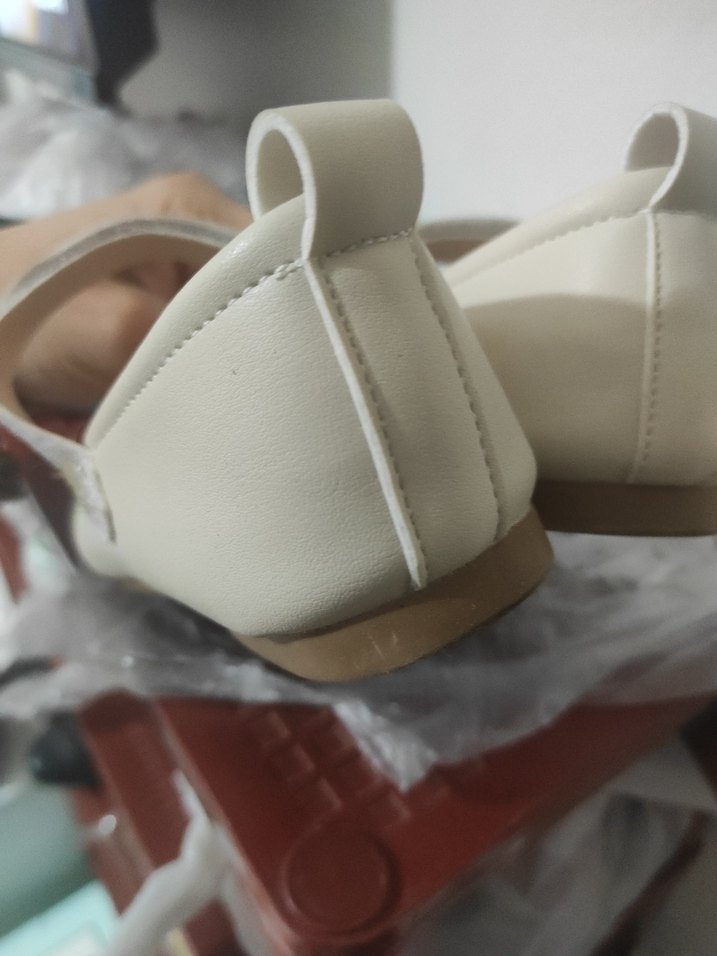 Kız Çocuk krem Tokalı Babet Ayakkabı - Görsel 4