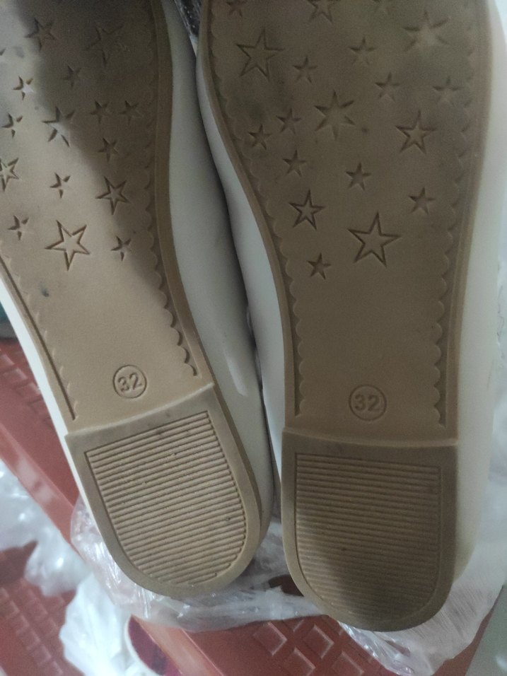 Kız Çocuk krem Tokalı Babet Ayakkabı - Görsel 5