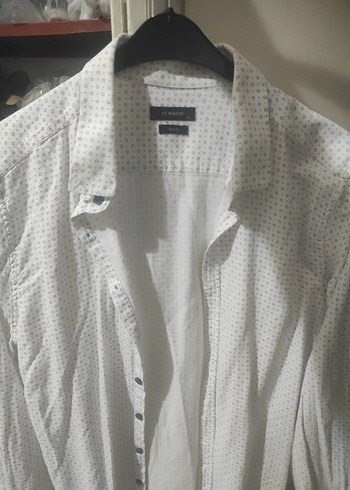 Erkek Beyaz Uzun Kollu Gömlek - Görsel 2