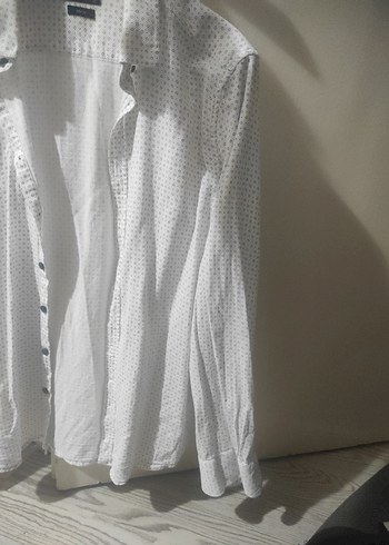 Erkek Beyaz Uzun Kollu Gömlek - Görsel 4