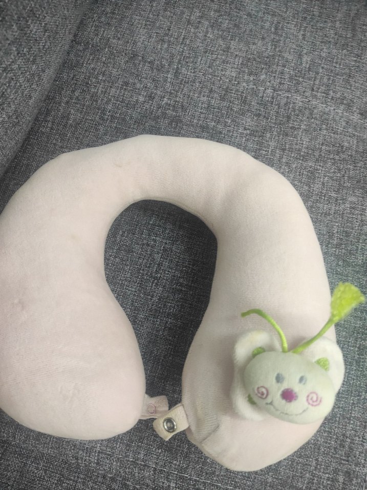 Nakışlı Beyaz Pastel Emzirme Destek Yastığı - Görsel 4