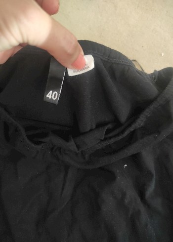 m Beden siyah Renk Siyah Askısız Midi Kadın Elbise