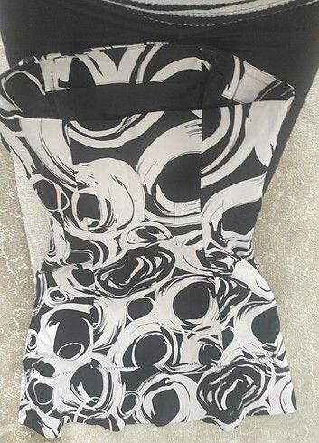 Straplez elbise - Görsel 2