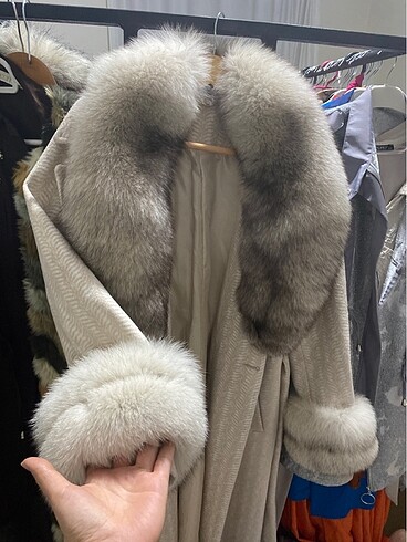 Valentino Angora kürk kaban