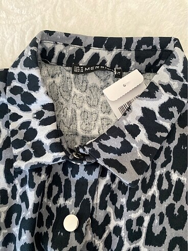 m Beden Leopar tunik gömlek
