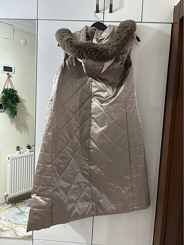 l Beden kahverengi Renk Yeni kürklü yelek