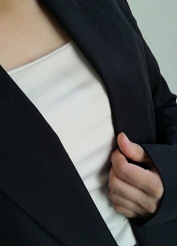 s Beden Siyah blazer ceket 