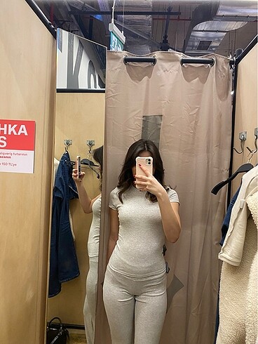 BERSHKA İspanyol paça pantolon