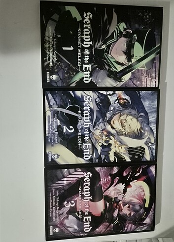 Seraph of the End ilk 3 baskı manga satış