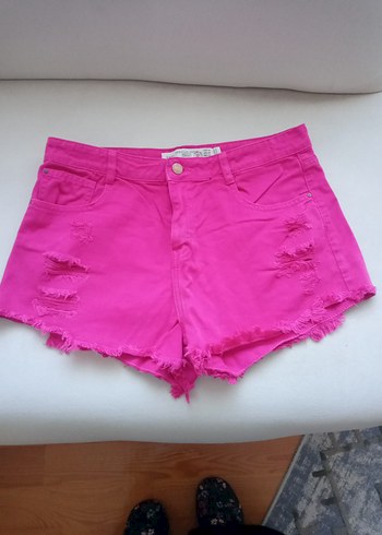 Pembe Mini Kadın Şort