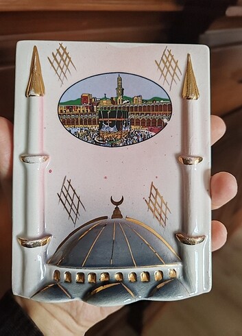 Cami motifli kabe detaylı biblo obje