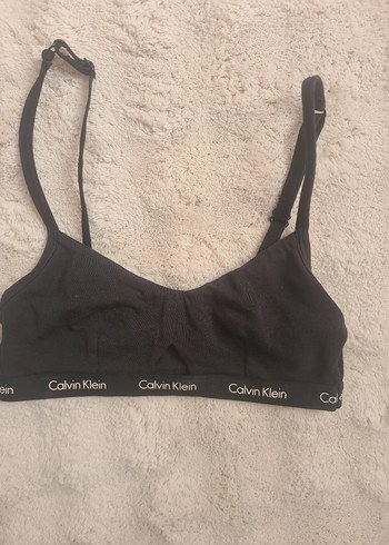 Calvin Klein Siyah Spor Sütyeni - Görsel 2