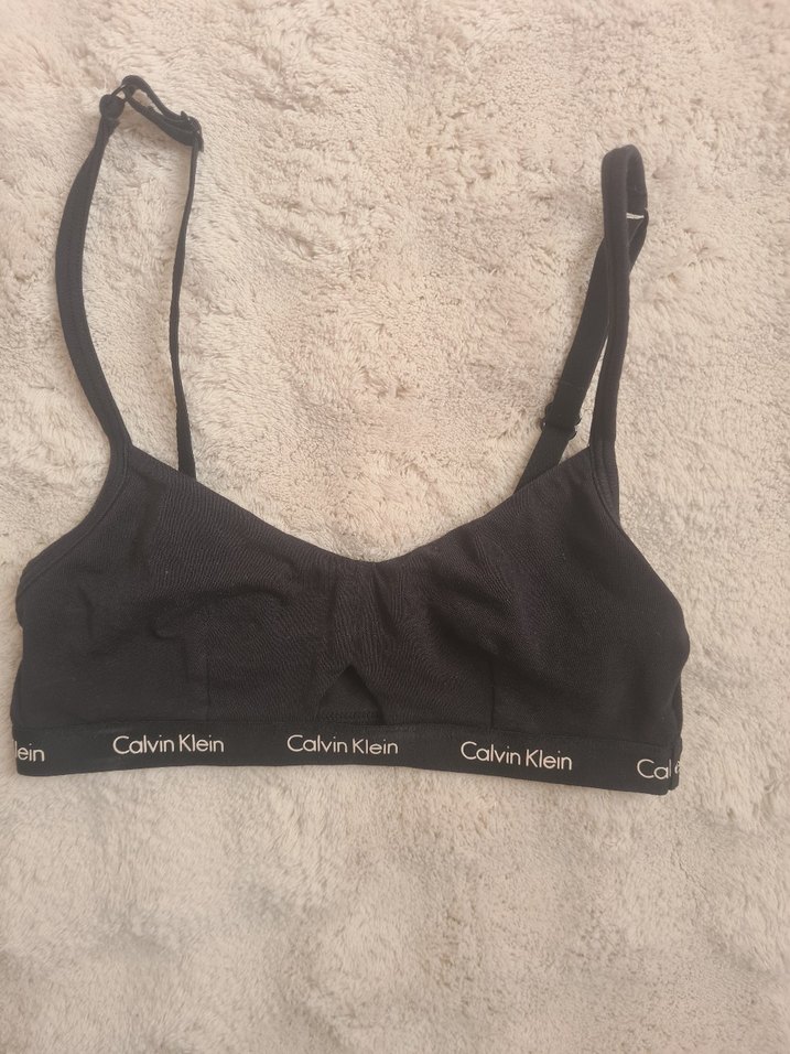 Calvin Klein Siyah Spor Sütyeni - Görsel 2