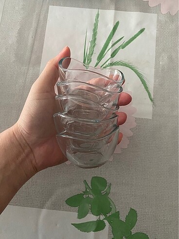 5 adet mini sosluk/çerez tabağı