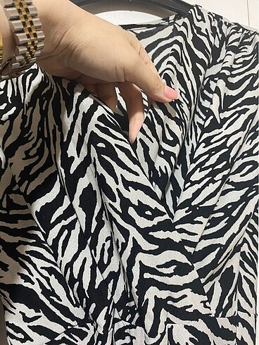 Diğer Zebra Desenli Elbise