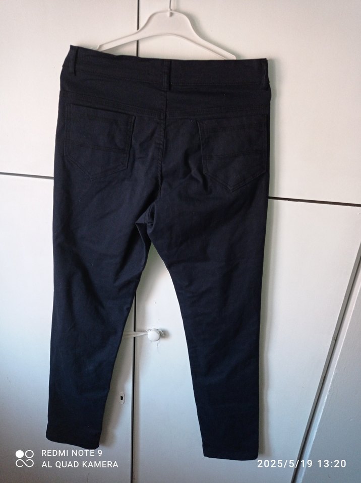 Erkek Lacivert Düğmeli Pantolon - Görsel 3