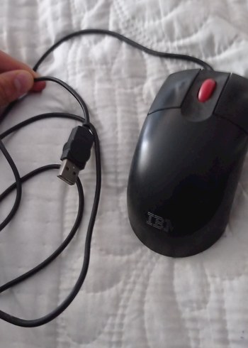 Kablolu Gri IBM Bilgisayar Mouse - Görsel 3