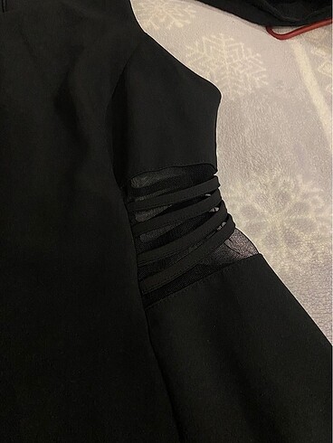 Şık abiye elbise arkası yırtmaçlı hiç kullanılmadı deformesi bul - Görsel 4