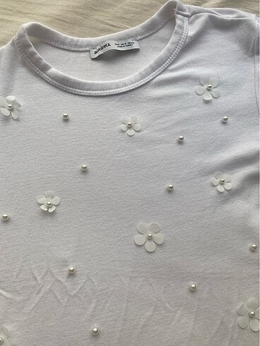 bershka incili tişört