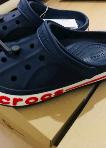 Crocs Erkek Spor Sandalet Lacivert Velcro - Görsel 4