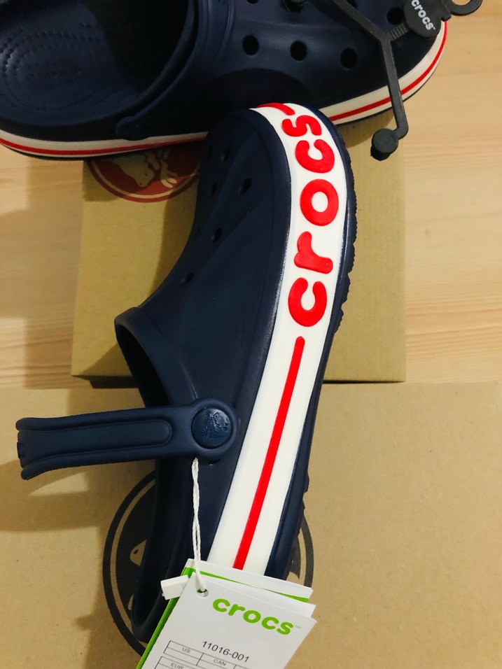 Crocs Erkek Spor Sandalet Lacivert Velcro - Görsel 2